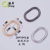 Alambre de hierro Qifeng anillo de hierro anillo ovalado hebilla de huevo accesorios de ferretería para equipaje hebilla de conexión para correa de hombro hebilla de alambre de hierro hebilla para cinta