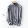 Roupas e Calças de Outono Masculinas Terno Masculino 100% Algodão Gola Redonda Base Fina Gola Média Roupa Térmica Fabricantes para Outono e Inverno