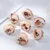 Flor Artificial de Peonía R 5cm para Boda, Decoración del Hogar Realista de Alta Gama, Arte Floral, Flor para Pasador DIY, Capullo de Flor Falso