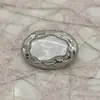 Botones Metálicos de Concha Ovalada para Tops Estilo Chanel, Trajes, Abrigos, Suéteres, Ropa Exterior, Botones Cosidos a Mano, Accesorios, Botones