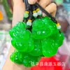 Pingente de Guanyin Buda de gelo verde Bashan, fivela da paz com padrão na cor jadeíte, pingente de jadeíte de vidro, jade de quartzo