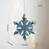 Juego de adornos azules de plástico transfronterizos Decoraciones navideñas Árbol de Navidad adornos pequeños copo de nieve helado estrella