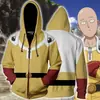 Cárdigan Yqcr, Mismo Estilo que el Sudadera con Capucha y Cremallera Impresa en 3D Oppai del Maestro Dongli Saitama para Hombre, Corte Holgado