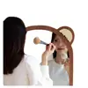 Espejo de cuerpo entero, Espejo de tocador, Uso doméstico, De pie, Montado en la pared, Adhesivo de pared, Habitación de niñas, Espejo para vestidor de dormitorio, Espejo de alta definición para realzar la belleza y adelgazar