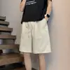Pantalones Cortos Casuales de Corte Delgado Tácto Frío Secado Rápido Holgados Secado Rápido Verano Baloncesto Pantalones Deportivos para Hombre Pierna Recta Tallas Grandes Pantalones de Longitud Media