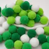 Bola de pelúcia de poliéster de alta elasticidade colorida Bola de pelúcia Acessórios de joias faça você mesmo Boneca de pelúcia feita à mão Material de decoração