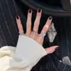 Anillo Único con Forma de Ala de Mariposa para Mujer, Anillo Abierto Ajustable de Esmalte Colorido, Accesorio Sencillo y Versátil para Mujer