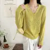 Cardigan Jaqueta de Tricô Feminino Fino de Verão Feminino 2025 Novo Pequeno Curto Top de Alta Qualidade