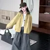 Abrigo de Niña Otoño 2026 Nueva Moda Chaqueta Estilo Coreano para Niños, Sudadera con Capucha Primavera y Otoño para Niñas Mayores