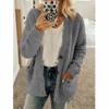 Ebay Amazon Wish2026 Moda Casual de Otoño e Invierno para Mujer Europea y Americana Abrigo de Lana de Cordero Tallas Grandes