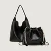 Bolso de Hombro Transfronterizo Moda Sensación Relajada Gran Capacidad Bolso de Cuero Suave Sensación Retro de Alta Gama Bolso de Hombro Único para Viajes Bolso para Madres de Mujer