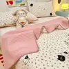 Conjunto de Cobertor de Cama Universal de Algodão Puro Fresco Dupla Face para Quatro Estações, Conjunto de Três Peças Quiltado Espesso de Algodão para Tatami de Dormitório, Antiderrapante