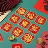 Gancho Adesivo Sem Furos Gancho Adesivo Super Festivo Vermelho Chinês Forte Capacidade de Carga Adesivo Palavra de Bênção Armazenamento Sem Marcas