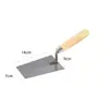 Paleta Espesada del Fabricante, Cuchillo para Ladrillos, Herramientas para Yeso, Juego Completo de Herramientas para Construcción de Muros, Mango Soldado, Paleta, Pala Grande de Cabeza Cuadrada en Forma de Escalera