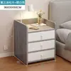 Mesita de noche para dormitorio, con mini cajones con cerradura, diseño simple, estilo minimalista, adecuada para uso doméstico, mueble auxiliar de noche para dormitorio