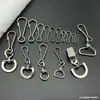Botão de Vesícula de Porco de Ferro Metálico Aço Inoxidável 304 Botão de Vesícula de Porco Pingente de Chaveiro Acessórios de Bolsa DIY Atacado