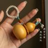 Original novo natural cabaça alça peça portátil Wenwan mão torção retro criativo saco ornamentos artesanato presente