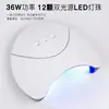 Lâmpada de unha 36W 12 contas de lâmpada indução inteligente contas de lâmpada LED não escurece a mão máquina de fototerapia para unhas secador de unhas