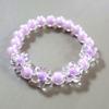 Pulseira infantil Sanrio Elsa desenho animado liga menina cor pulseira de contas doce princesa joias pulseira