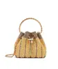 Bolso Cubo Nuevo Estilo Invierno 2026 Tachonado con Diamantes + Perlas Bolso de Mano Versátil de Moda Bolso Bandolera con Cadena para Fiesta