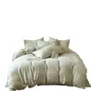 Juego de Sábanas Jacquard Cepillado de Tres Capas 100% Algodón, Engrosado y Cálido, Juego de Ropa de Cama de Sábana Plana y Sábana Ajustable de Algodón Puro