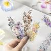 Paquete de Stickers PET de la Serie Mar de Flores Encuentra a la Chica Kétchup Material para Manualidades de Paisaje de Plantas 20 6