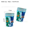 Plato de Papel con Tema de Héroe Enmascarado Transfronterizo, Vaso de Papel, Servilleta de Papel, Juego de Cubiertos, Decoración de Fiesta, Vajilla, Listo para la Venta