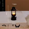 Luz de Vela Eletrônica Luz de Pônei LED Luz de Bolsa Retrô Luz de Querosene para Acampamento Enfeites de Luz para Atmosfera de Natal