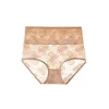 2026 Nueva Ropa Interior de Encaje Jacquard de Cintura Alta para Mujer Malla Semitransparente Ligera Bragas Sin Costuras Suministro Transfronterizo para Mujer