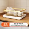 Platos de Cocina Plato Escurridor Estante de Almacenamiento para Alacena Estante de Almacenamiento para Tazón Palillos Estante de Almacenamiento para Encimera Fregadero Caja de Almacenamiento