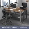 Combinação de Mesa e Cadeira de Escritório Mesa Dupla para Funcionários Estação de Trabalho Mesa Simples Moderna para Computador de Mesa Mesa Longa Bancada