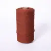 Em estoque fio de algodão colorido fio de algodão corda etiqueta de roupa têxtil decorativo feito à mão DIY fio de algodão tipo salsicha atacado