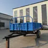 Reboque Agrícola Rebocável com Basculante Traseiro Hidráulico, Autodescarregável, Freio a Ar, Totalmente Funcional, com Capacidade de Carga de 3 Toneladas, 5 Toneladas, 10 Toneladas