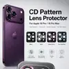 Aplicable a Apple 18P/18PM Protector de Lente Ojo de Águila de Nicho Posicionador Simple de Moda Pegatina Trasera para Cámara con Patrón de CD