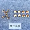 Herramienta para ceñir la cintura sin coser, Ajustador de cintura de jeans desmontable, Botón de metal ajustable para ceñir la cintura