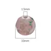Cuentas Redondas de Vidrio Perlado Corte Hielo Tierra 10mm Cuentas Sueltas Pulsera DIY Collar Cadena de Teléfono Joyería Al por Mayor
