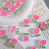 Punto Caricatura Lindo Flor de Goteo de Aceite Cuentas DIY Cadena de Teléfono Móvil Pulsera Accesorios Cuerda para el Cabello Accesorios para el Cabello Material Cuentas Sueltas