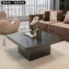 Mesa de Centro Quadrada de Rocha de Alta Qualidade Estilo Italiano Luxo Leve Apartamento Pequeno Simples Sala de Estar Minimalista Ecológico Eo