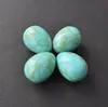 Cristal Natural 2cm Huevo Pequeño Piedra con Forma de Huevo Material de Jade Huevo de Pájaro Piedra Cruda Adorno Objeto de Mano para Jugar, Natural