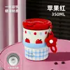 Taza Térmica 316 para Mujer Alta Apariencia Portátil Taza de Café Día de Qixi San Valentín Lujo Ligero Sensación de Alta Gama Taza de Agua Taza de Regalo