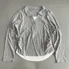 Diseño falso de dos piezas, elegante polo de manga larga con solapa para mujer, corte holgado, nuevo estilo de otoño, con paneles, adelgazante, versátil y rejuvenecedor