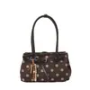 Bolso de hombro retro minimalista de lunares para mujer, bolso de axila de nicho otoñal para ir al trabajo, bolso de mano versátil de alta gama