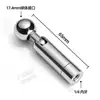 Adaptador Metálico de Rótula de 17.4mm Interfaz 1/4 Micrófono Brazo Cantilever Soporte para Teléfono Móvil Trípode para Fotografía Selfie