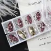 Cristal K9 Corte Oval 6*10 Sin Base Bola de Diamante Apilable Decoraciones de Uñas de Alta Calidad Deslumbrantes