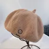 Boina Britânica Princesa Infantil Outono e Inverno para Meninos e Meninas, Boina Retrô, Chapéu Abóbora Casual, Chapéu de Pintor da Moda