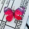Mariposa Biónica Estilo Ins Accesorios para Fotos Mariposa Artificial Flor Manual Retro Accesorios para el Cabello Pared de Flores DIY Material de Paisajismo Combinación