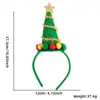 Decoraciones para Fiesta de Navidad Diademas Disfraces Navideños para Niños Accesorios para Fotos Diademas de Árbol de Navidad Tocados