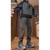 Pantalones de peto rectos ajustados de primavera para hombre, diseño nuevo con cremallera, para exteriores, impermeables, deportivos, para senderismo