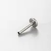 Hensen Aço Inoxidável Espiral Osso da Orelha Prego 1.0 Dente Rosca Interna Fundo Plano Barra de Base Barra de Piercing Acessórios de Joias para Piercing