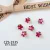 Joyería para Uñas Montón de Diamantes Mini Estéreo Caramelo Refresco Montón de Diamantes Colorido Rectangular Corazón Pedrería Metal Accesorios para Uñas